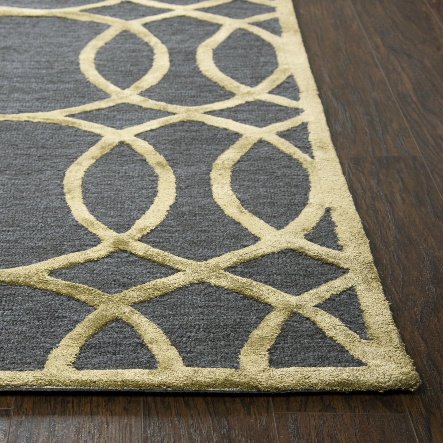 Monroe ME078A Gray Hand-Tufted Rug - Rizzy