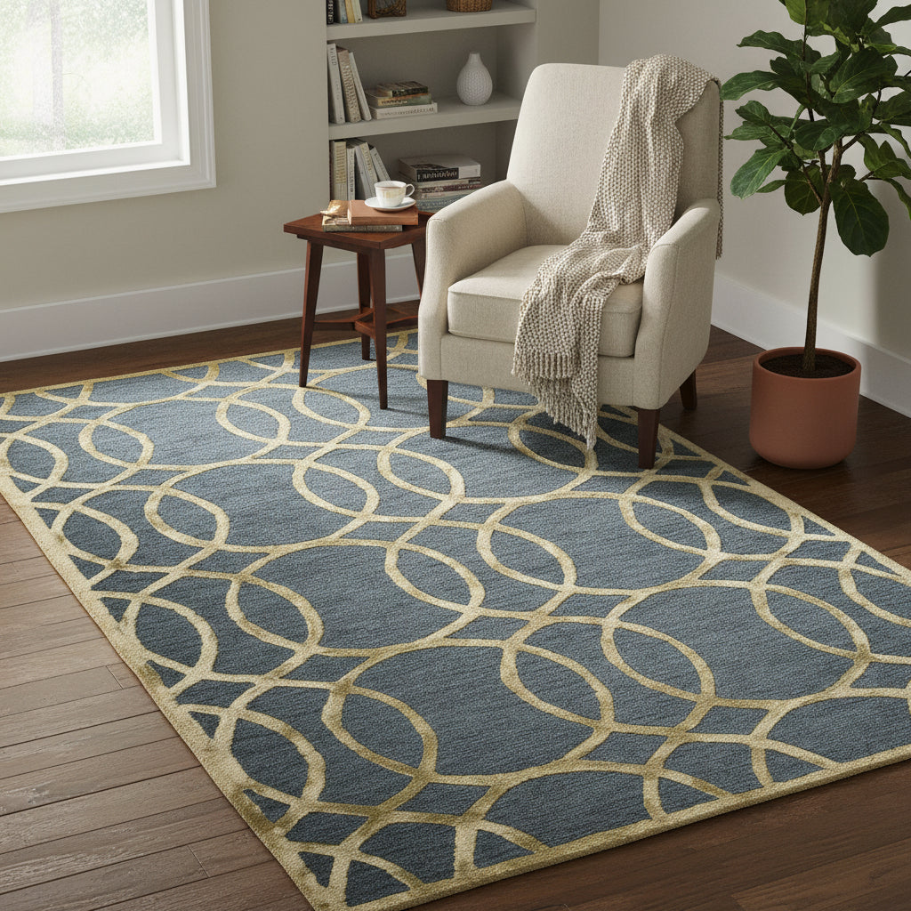 Monroe ME078A Gray Hand-Tufted Rug - Rizzy