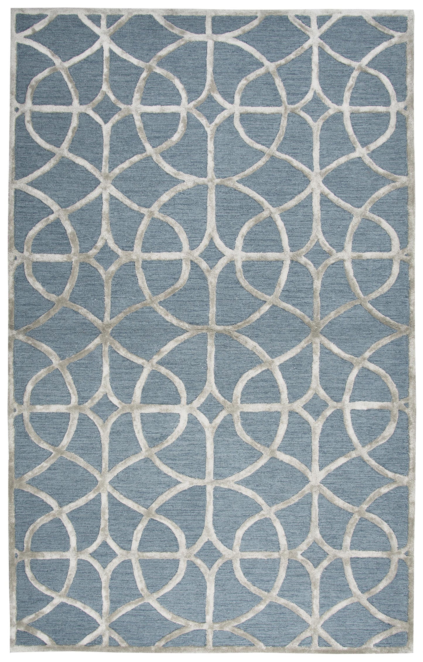 Monroe ME319A Denim Hand-Tufted Rug - Rizzy