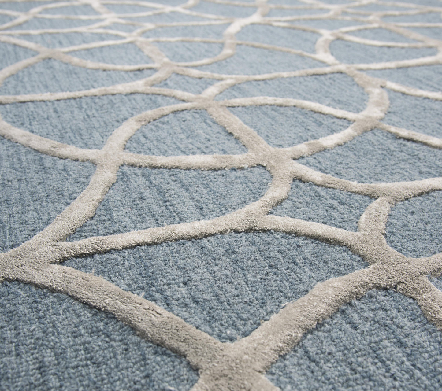 Monroe ME319A Denim Hand-Tufted Rug - Rizzy