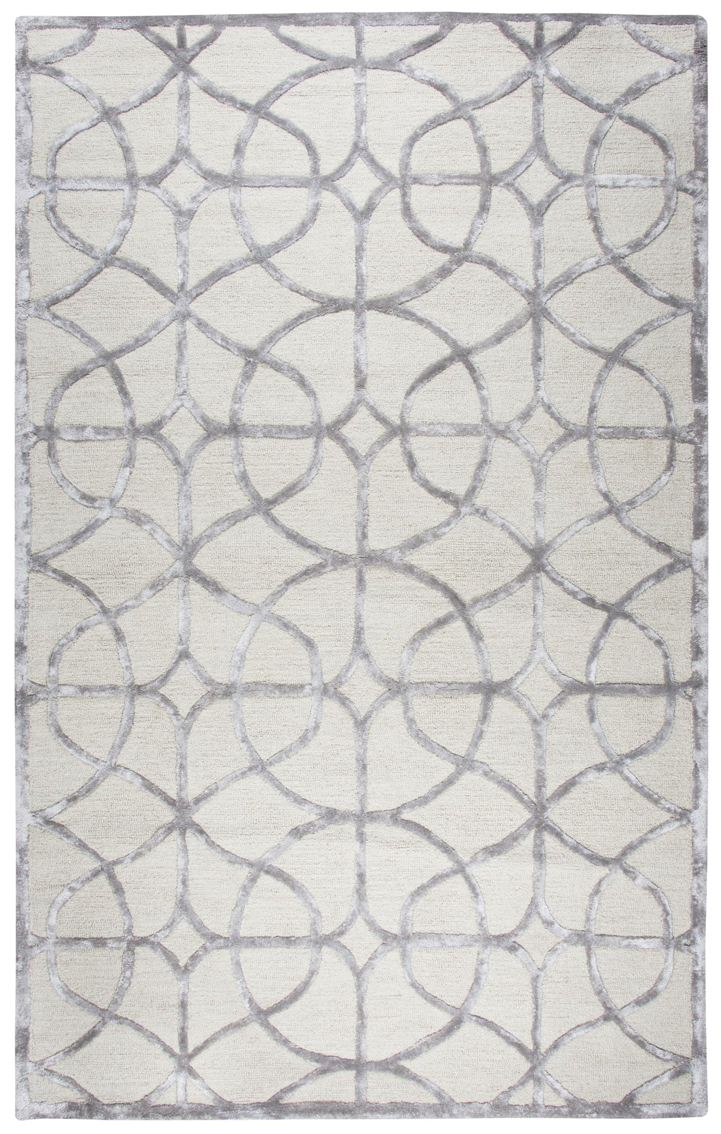Monroe ME320A Ivory Hand-Tufted Rug - Rizzy