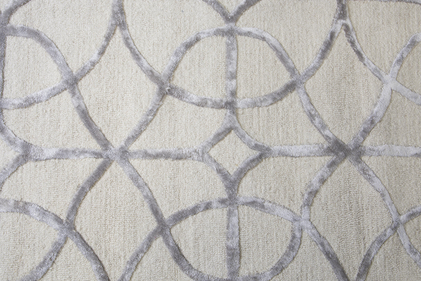 Monroe ME320A Ivory Hand-Tufted Rug - Rizzy