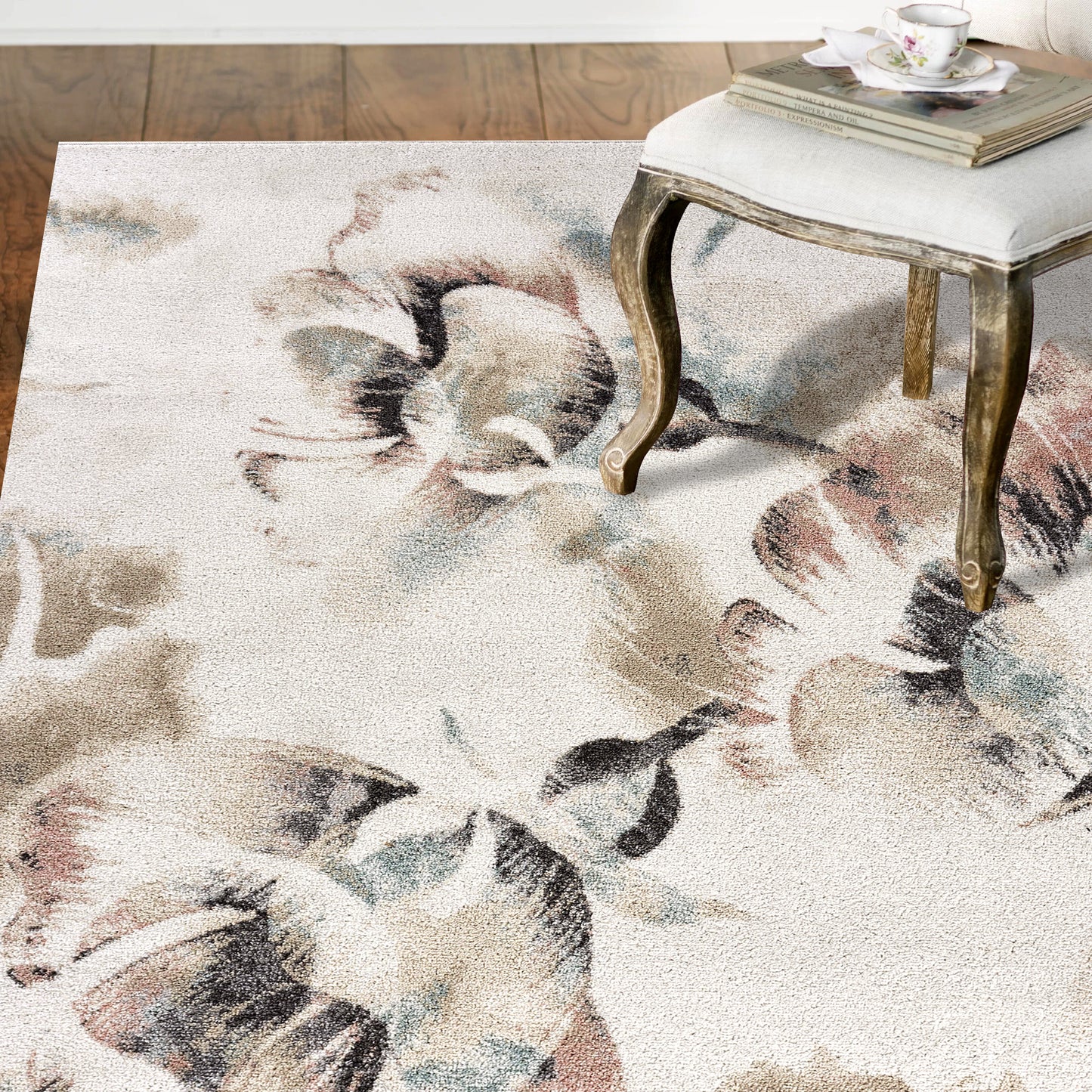 Meadow-81546 Farmhouse Power-Loomed Multi Jute Indoor Area Rug - LR Home