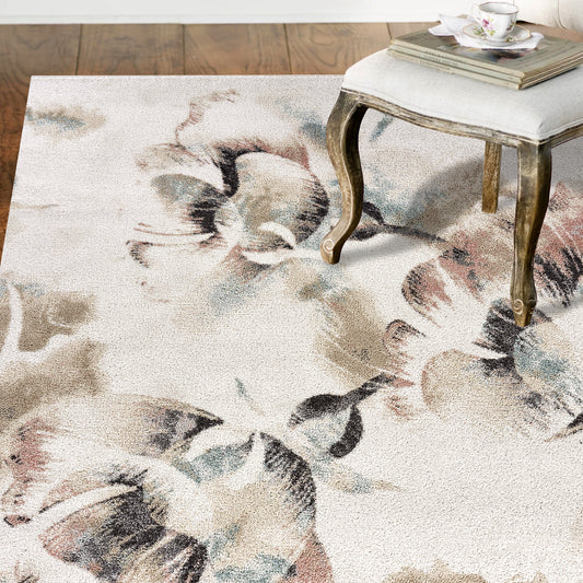Meadow-81546 Farmhouse Power-Loomed Multi Jute Indoor Area Rug - LR Home