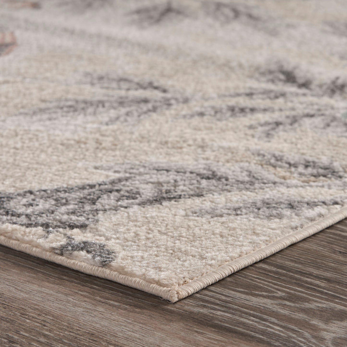 Meadow-81547 Farmhouse Power-Loomed Ivory/Multi Jute Indoor Area Rug - LR Home