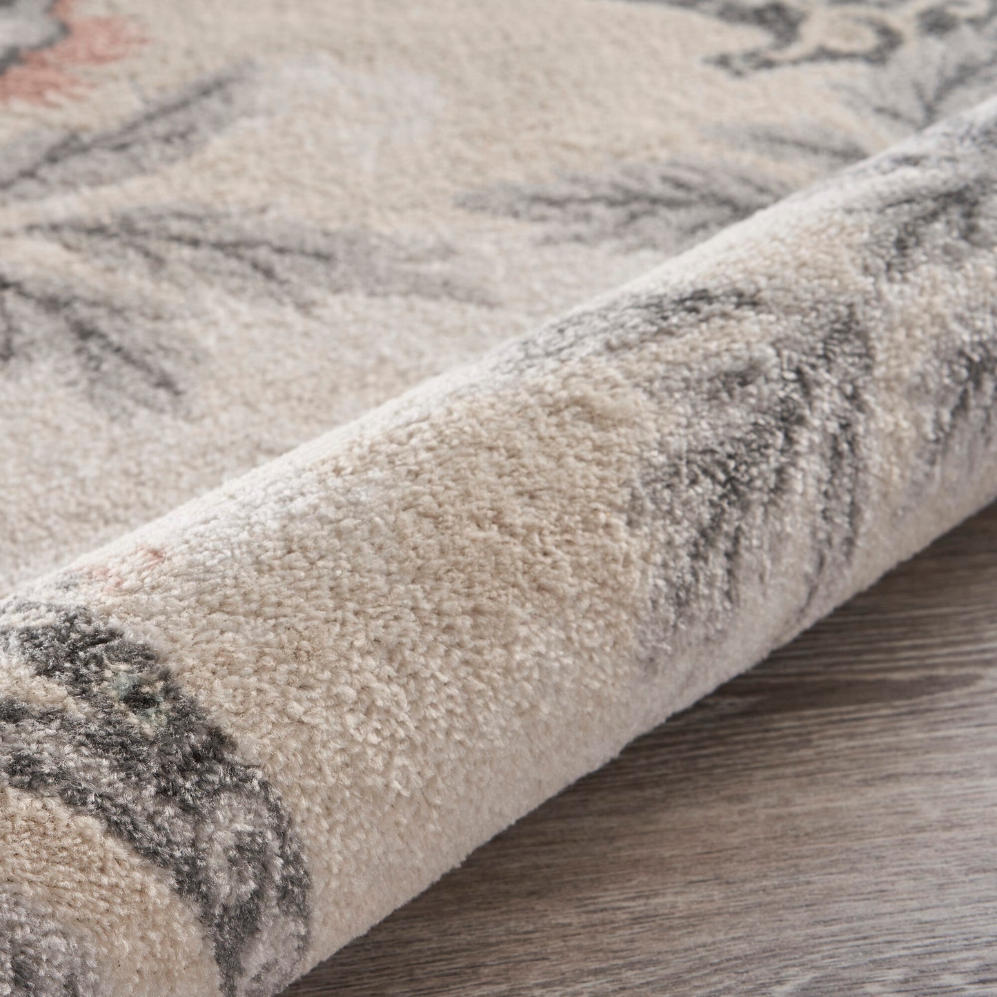 Meadow-81547 Farmhouse Power-Loomed Ivory/Multi Jute Indoor Area Rug - LR Home