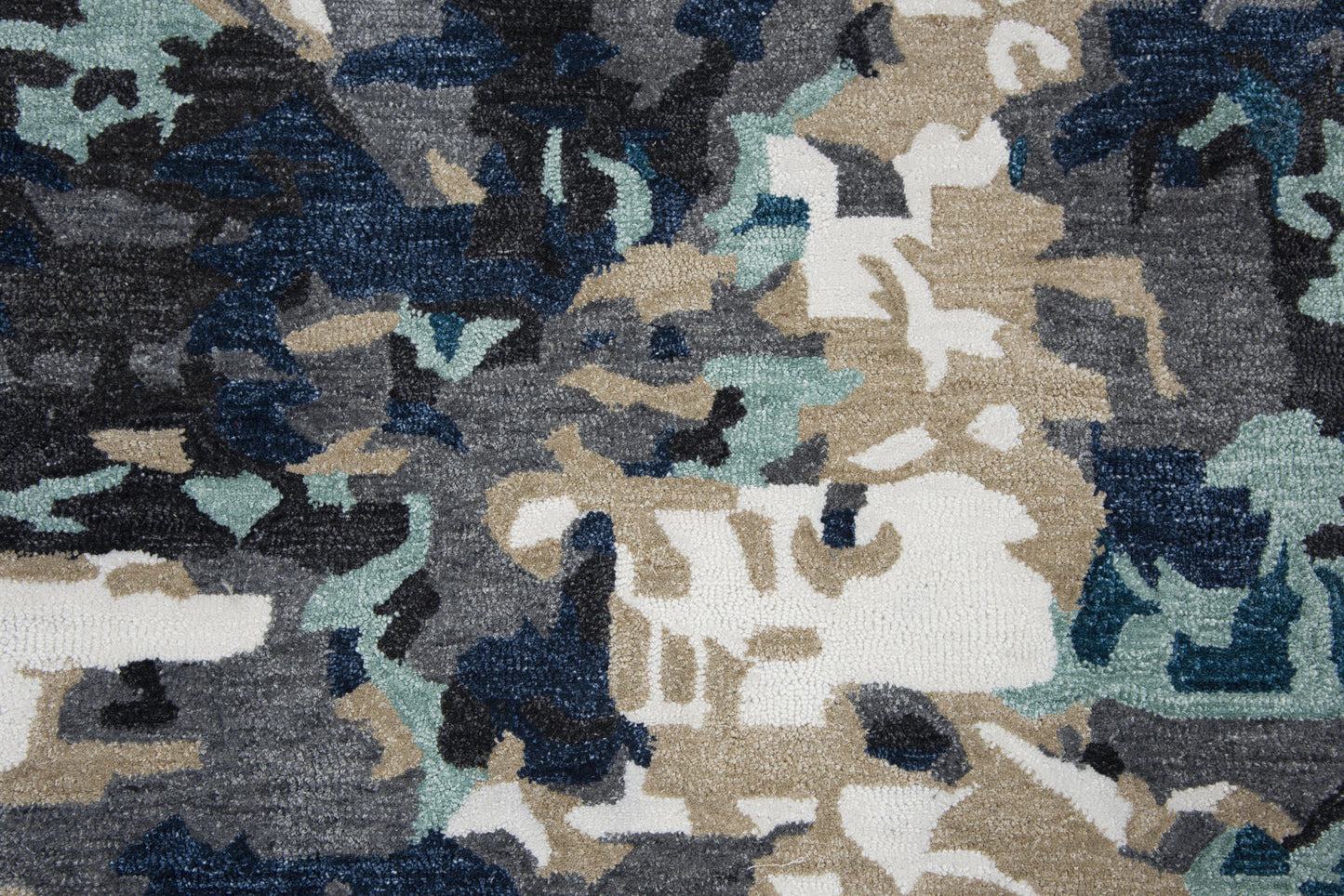 Metro MET103 Gray/Multi Hand-Tufted Rug - Rizzy