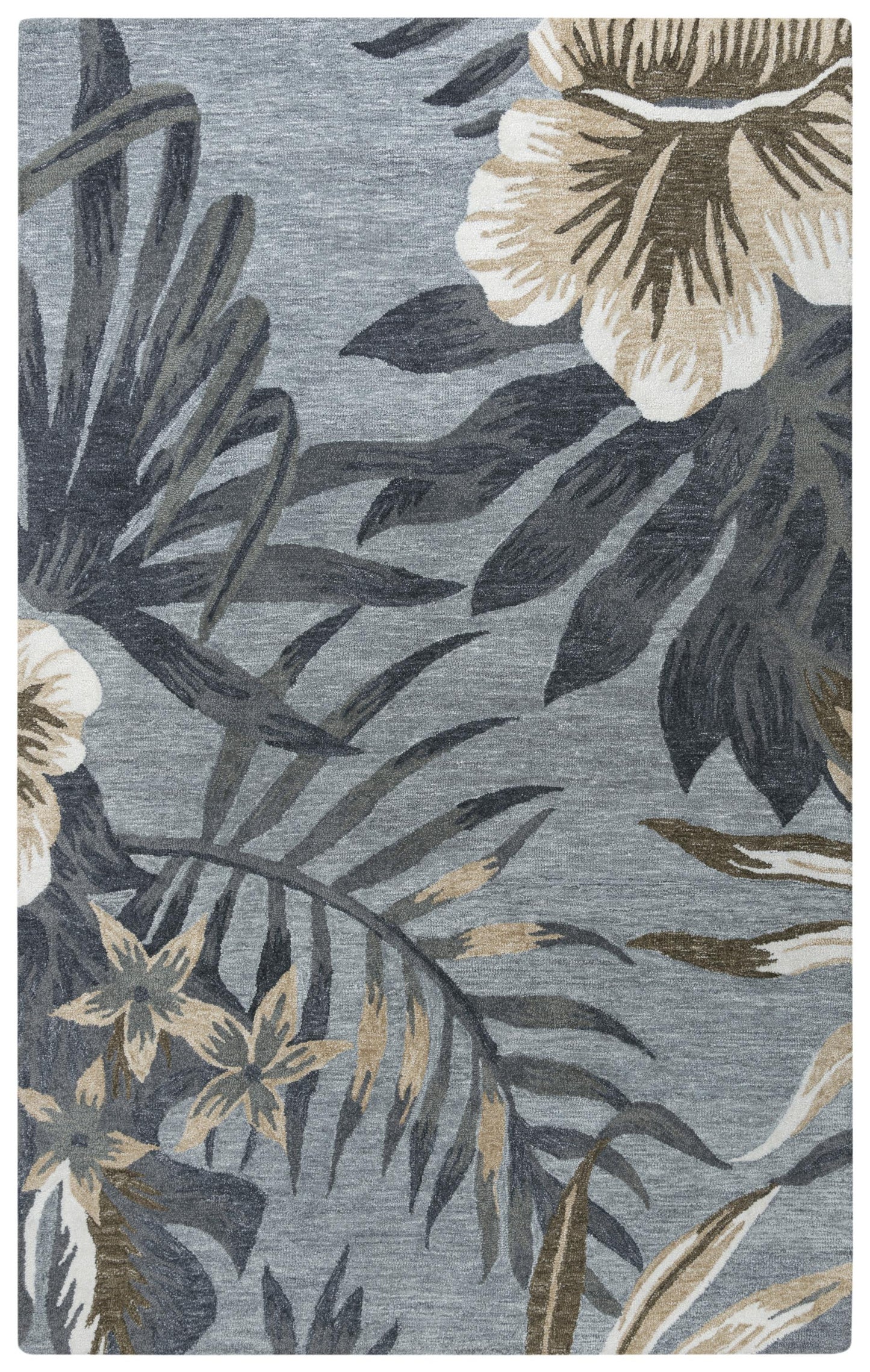 Miramar MIR967 Gray Hand-Tufted Rug - Rizzy