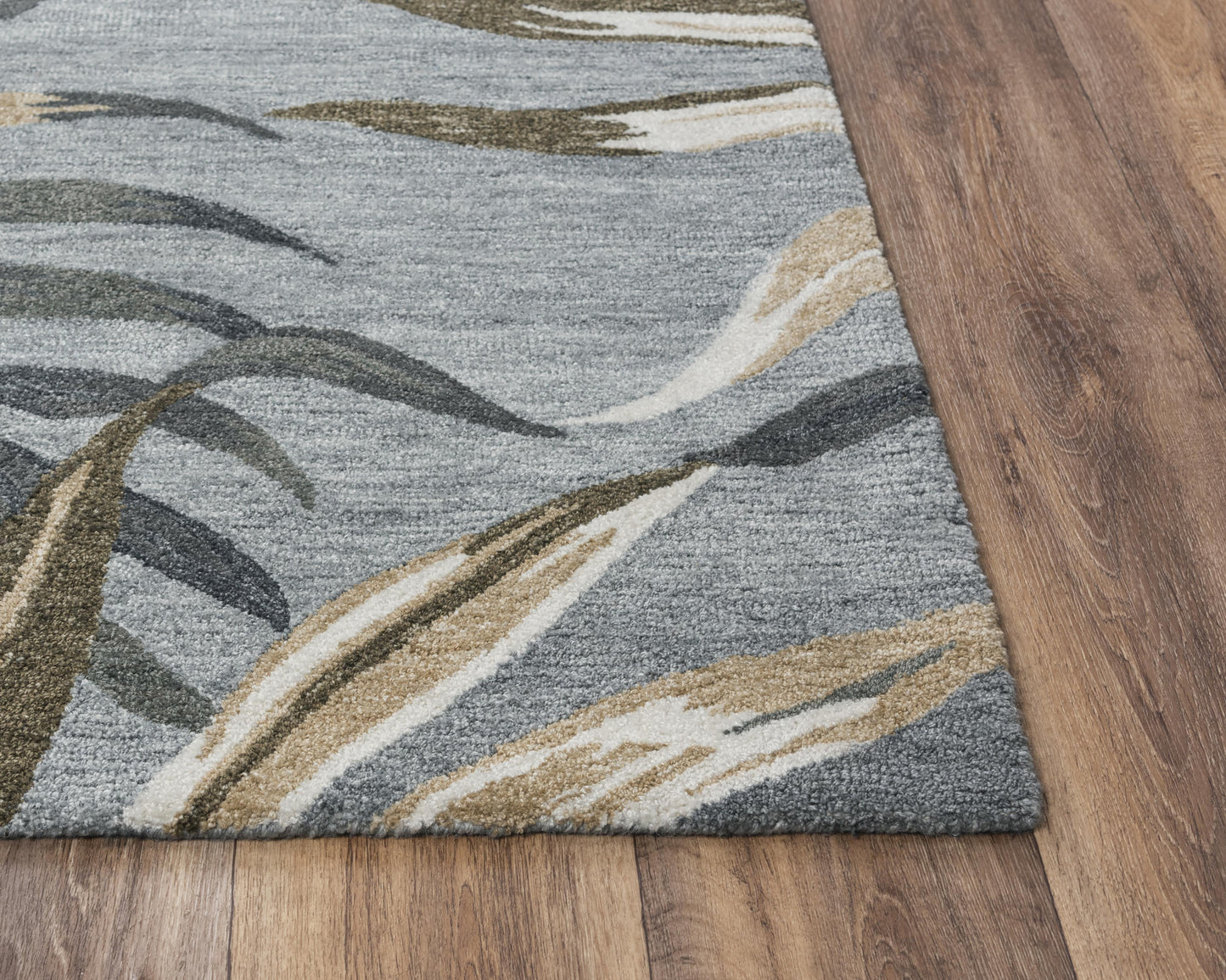 Miramar MIR967 Gray Hand-Tufted Rug - Rizzy