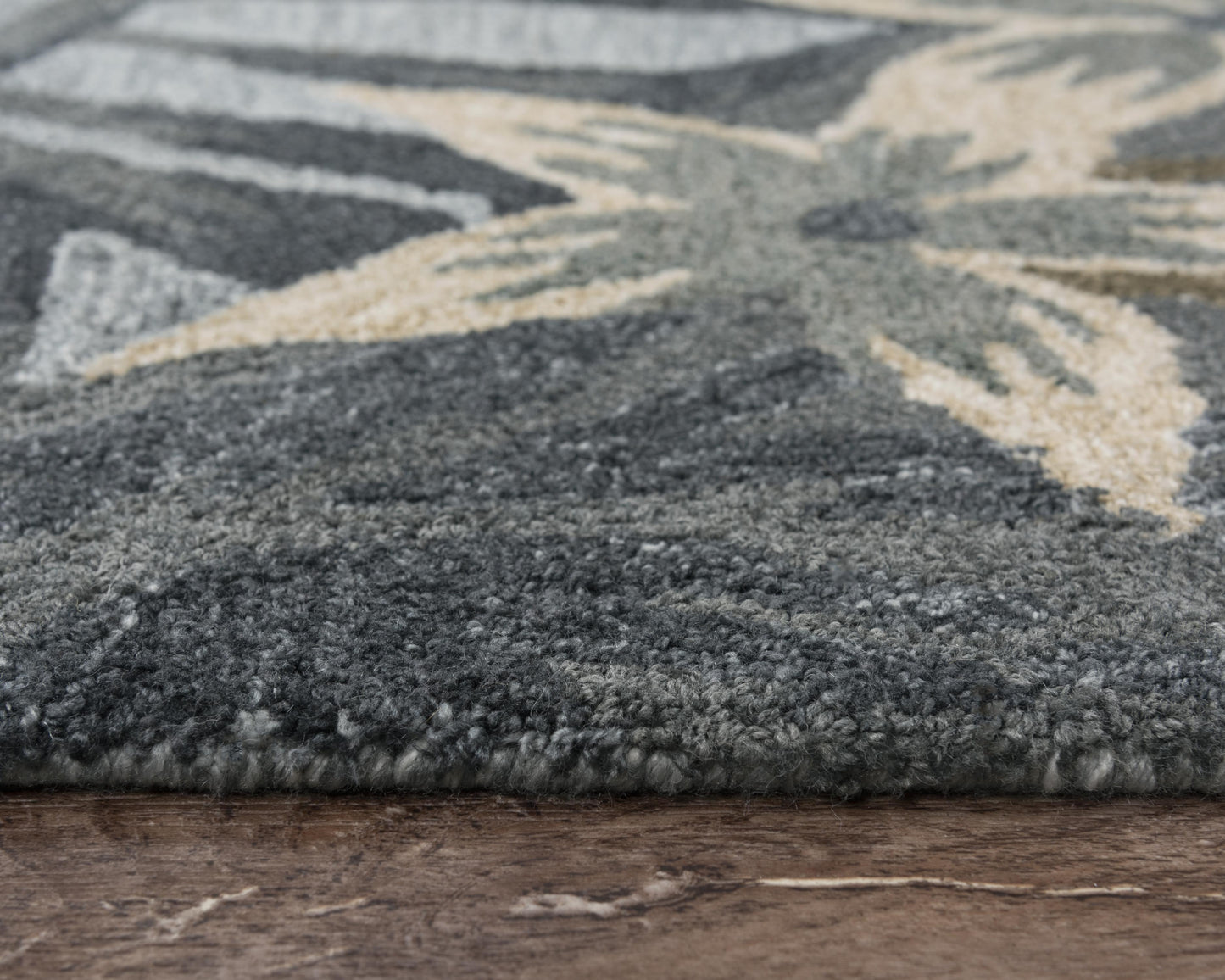 Miramar MIR967 Gray Hand-Tufted Rug - Rizzy