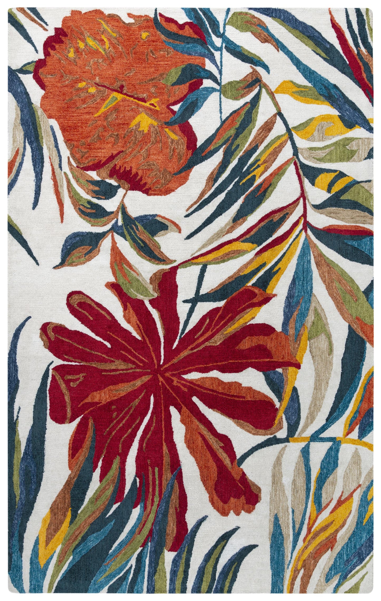 Miramar MIR970 Ivory Hand Tufted Rug - Rizzy