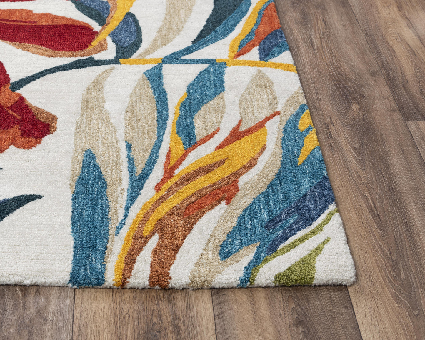 Miramar MIR970 Ivory Hand Tufted Rug - Rizzy