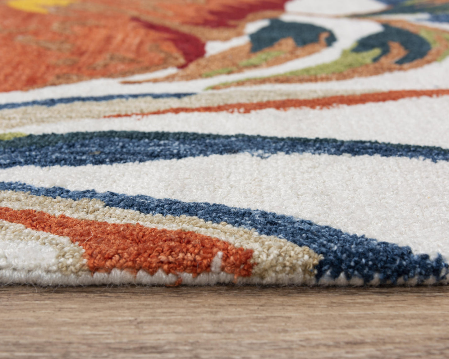 Miramar MIR970 Ivory Hand Tufted Rug - Rizzy