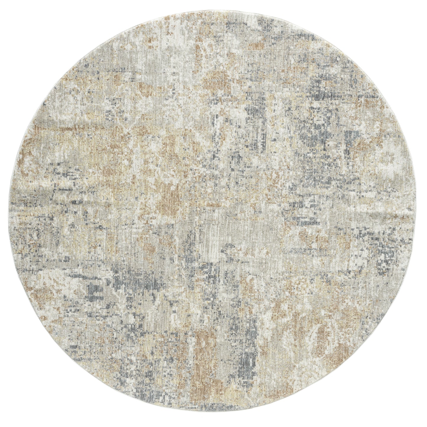 Miranda-82915 Modern Power-Loomed Cream/Multi Cotton Indoor Area Rug - LR Home