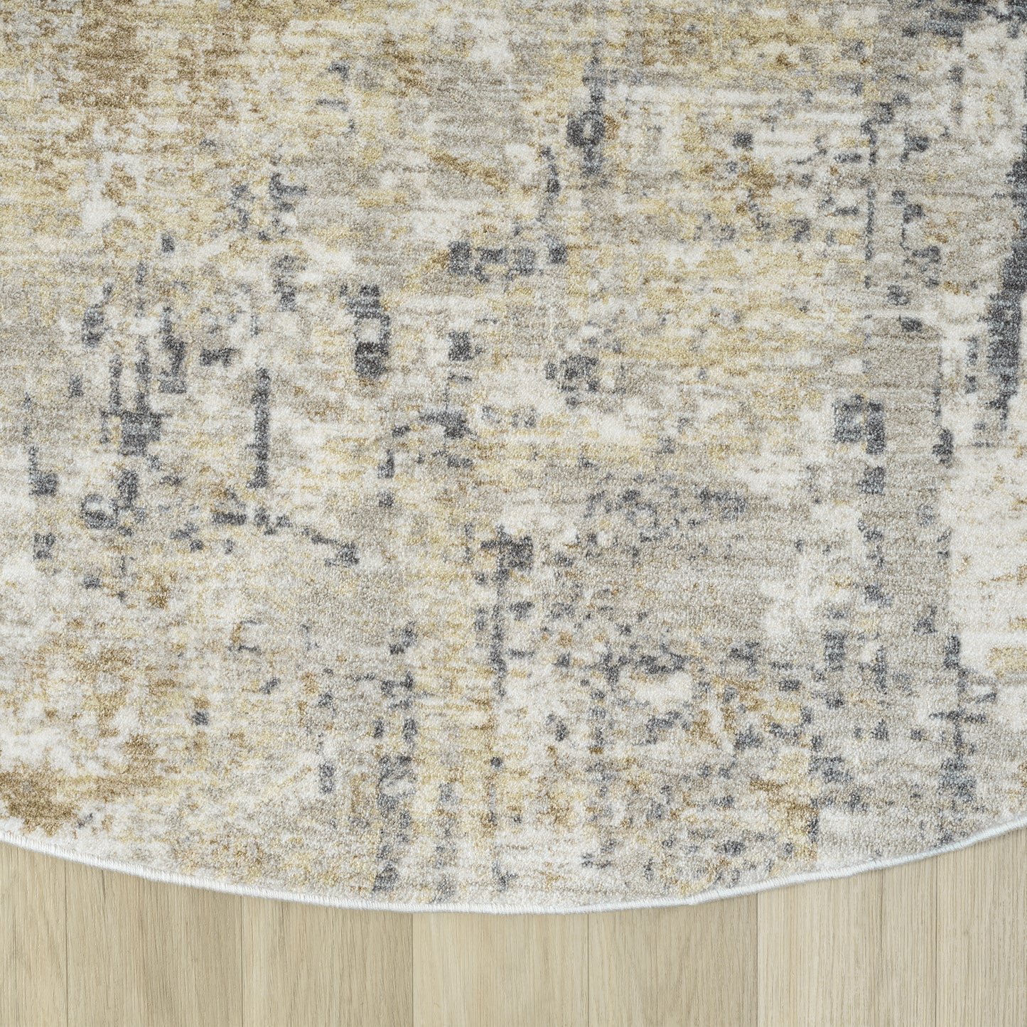 Miranda-82915 Modern Power-Loomed Cream/Multi Cotton Indoor Area Rug - LR Home