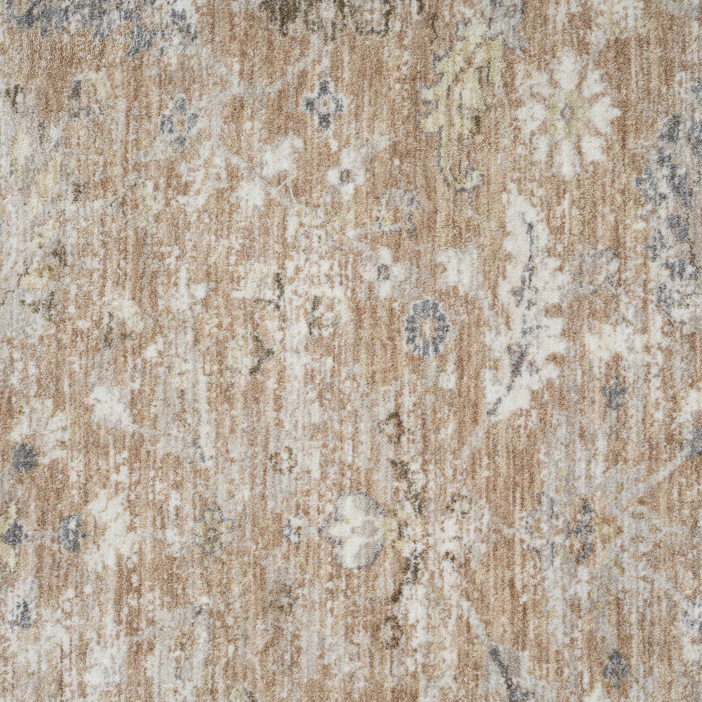 Miranda-82916 Farmhouse Power-Loomed Rust/Ivory Cotton Indoor Area Rug - LR Home