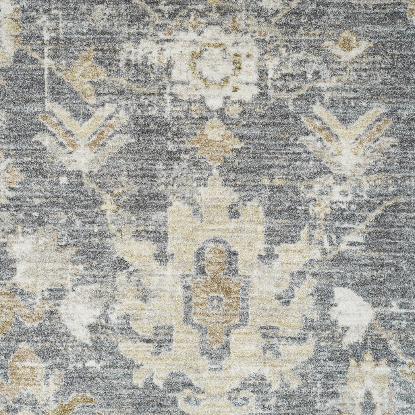 Miranda-82919 Farmhouse Power-Loomed Blue Cotton Indoor Area Rug - LR Home