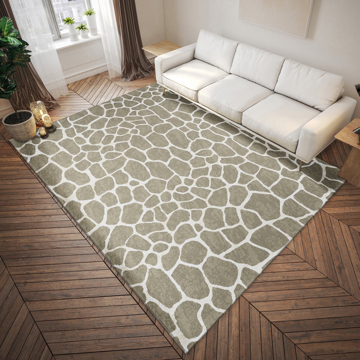 Machine Made Mali ML4 Stone - Dalyn Rugs