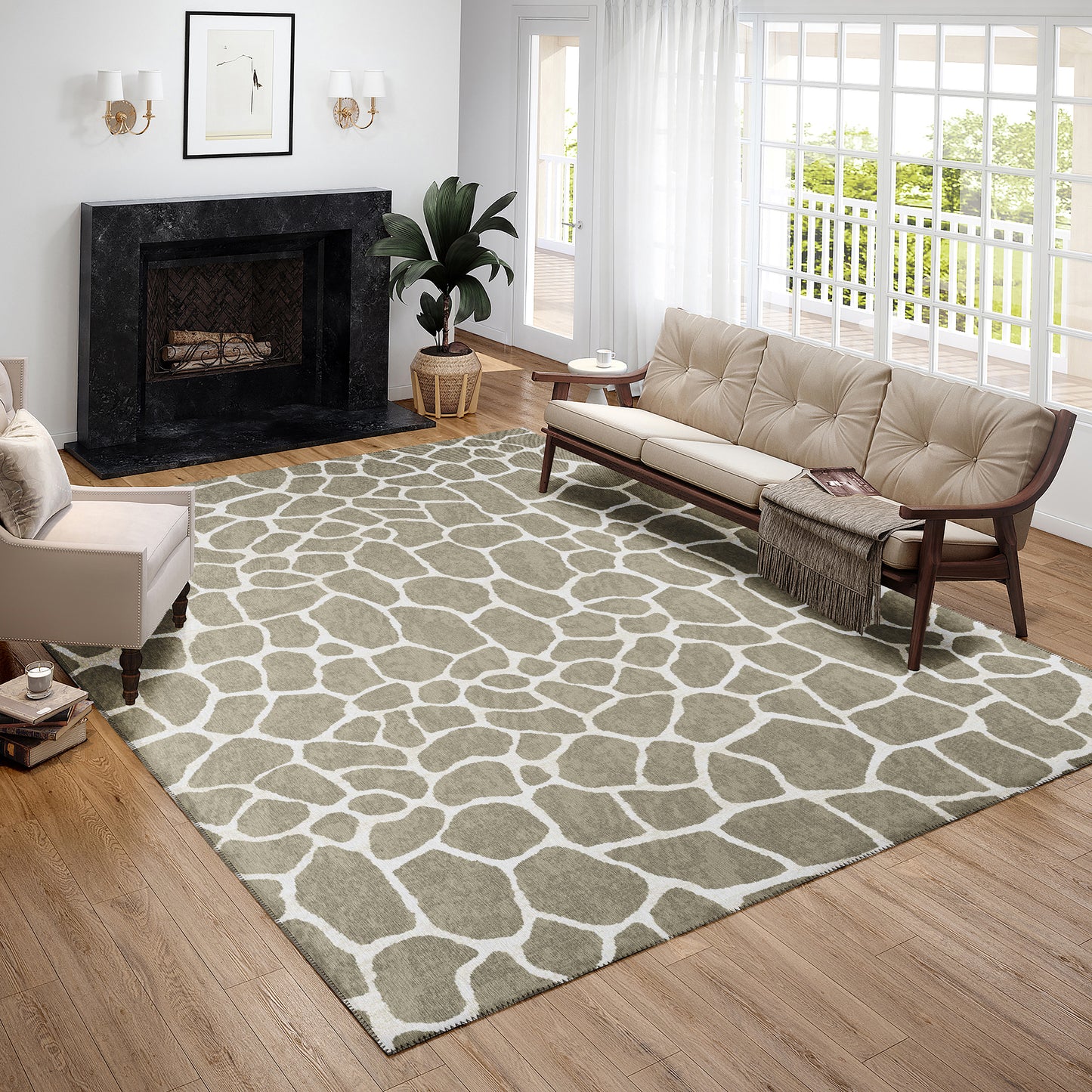 Machine Made Mali ML4 Stone - Dalyn Rugs