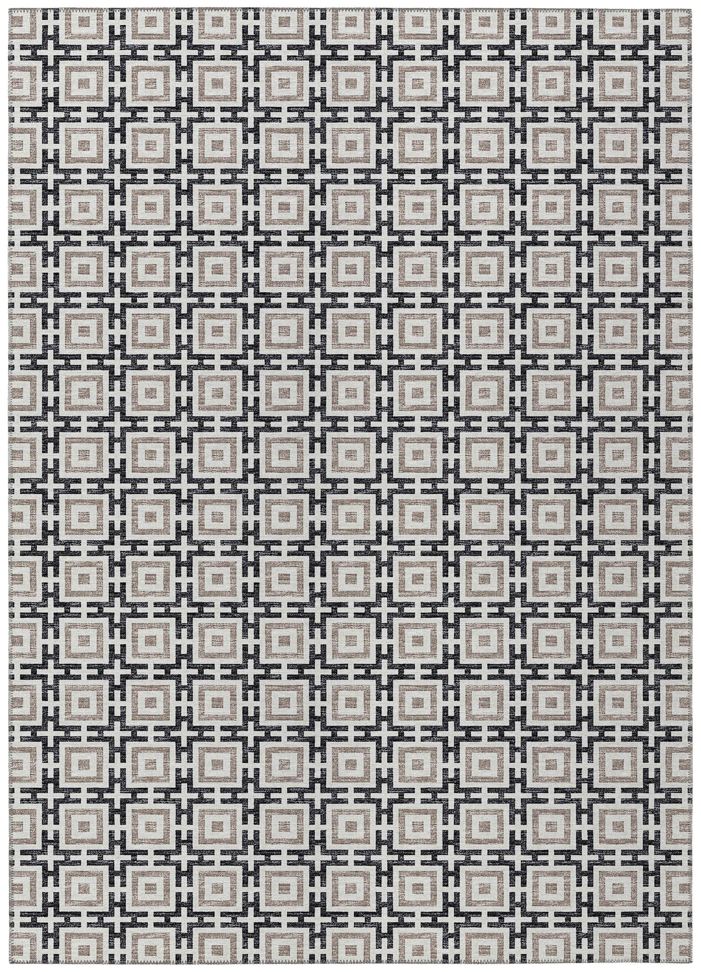 Machine Made Marlo MO1 Black - Dalyn Rugs