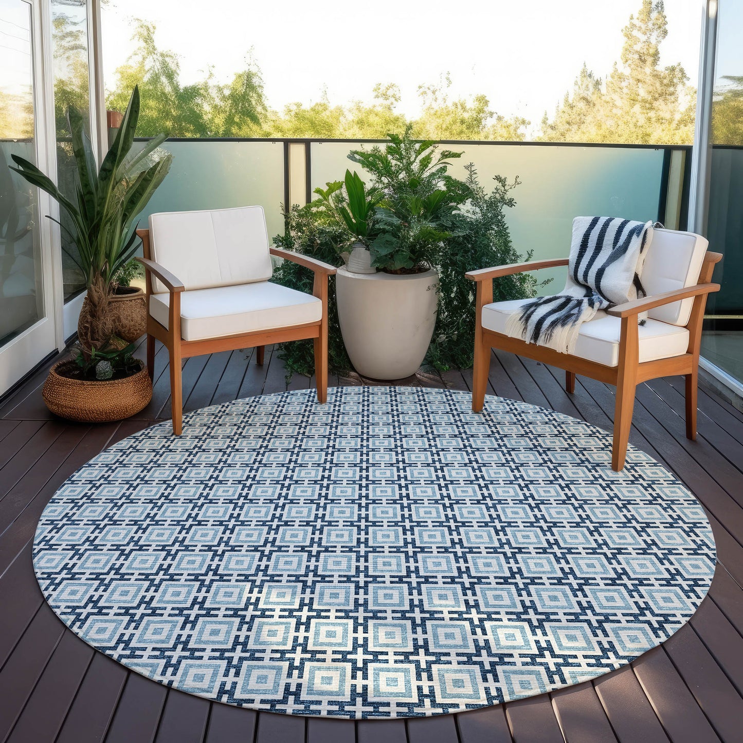 Machine Made Marlo MO1 Navy - Dalyn Rugs