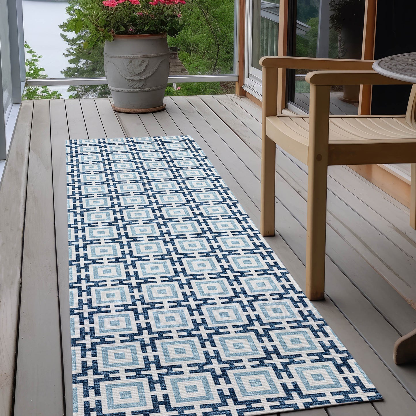 Machine Made Marlo MO1 Navy - Dalyn Rugs