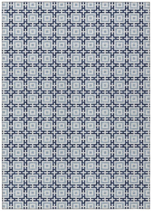 Indoor/Outdoor Marlo MO1 Navy Washable