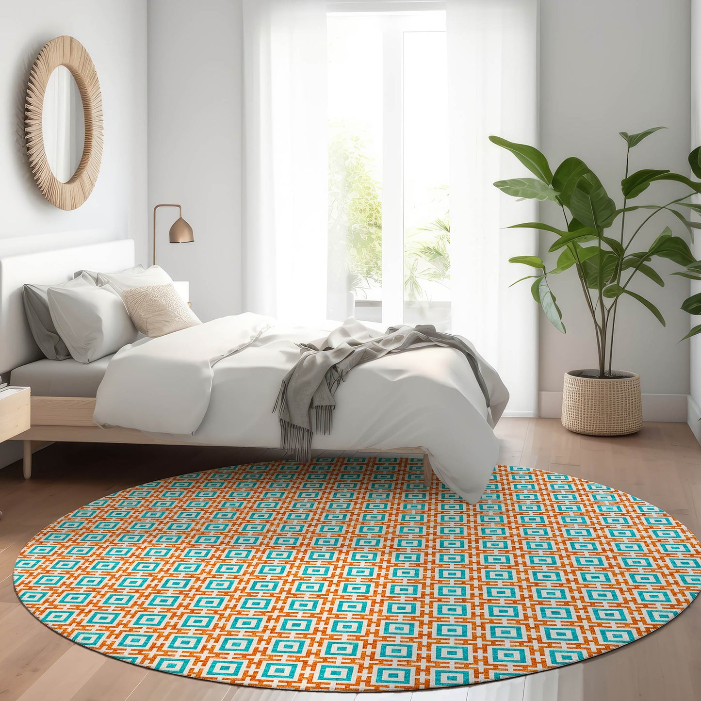 Machine Made Marlo MO1 Orange - Dalyn Rugs