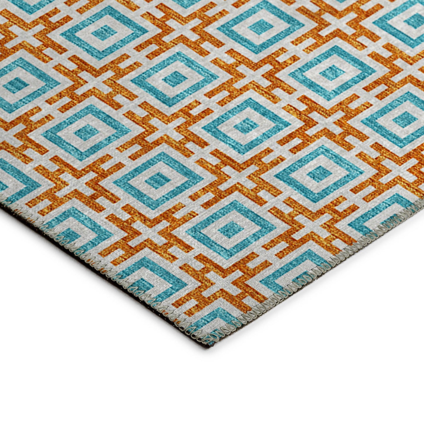 Machine Made Marlo MO1 Orange - Dalyn Rugs