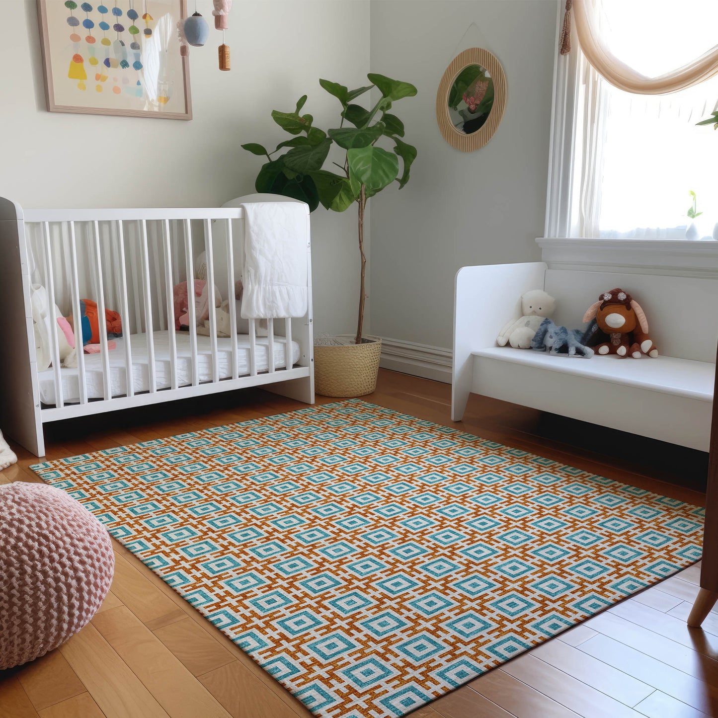 Machine Made Marlo MO1 Orange - Dalyn Rugs