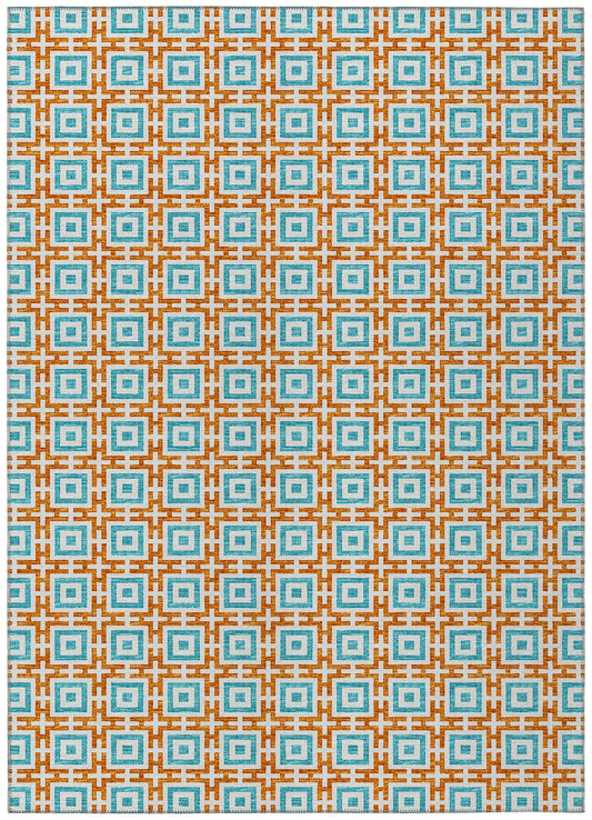 Machine Made Marlo MO1 Orange - Dalyn Rugs