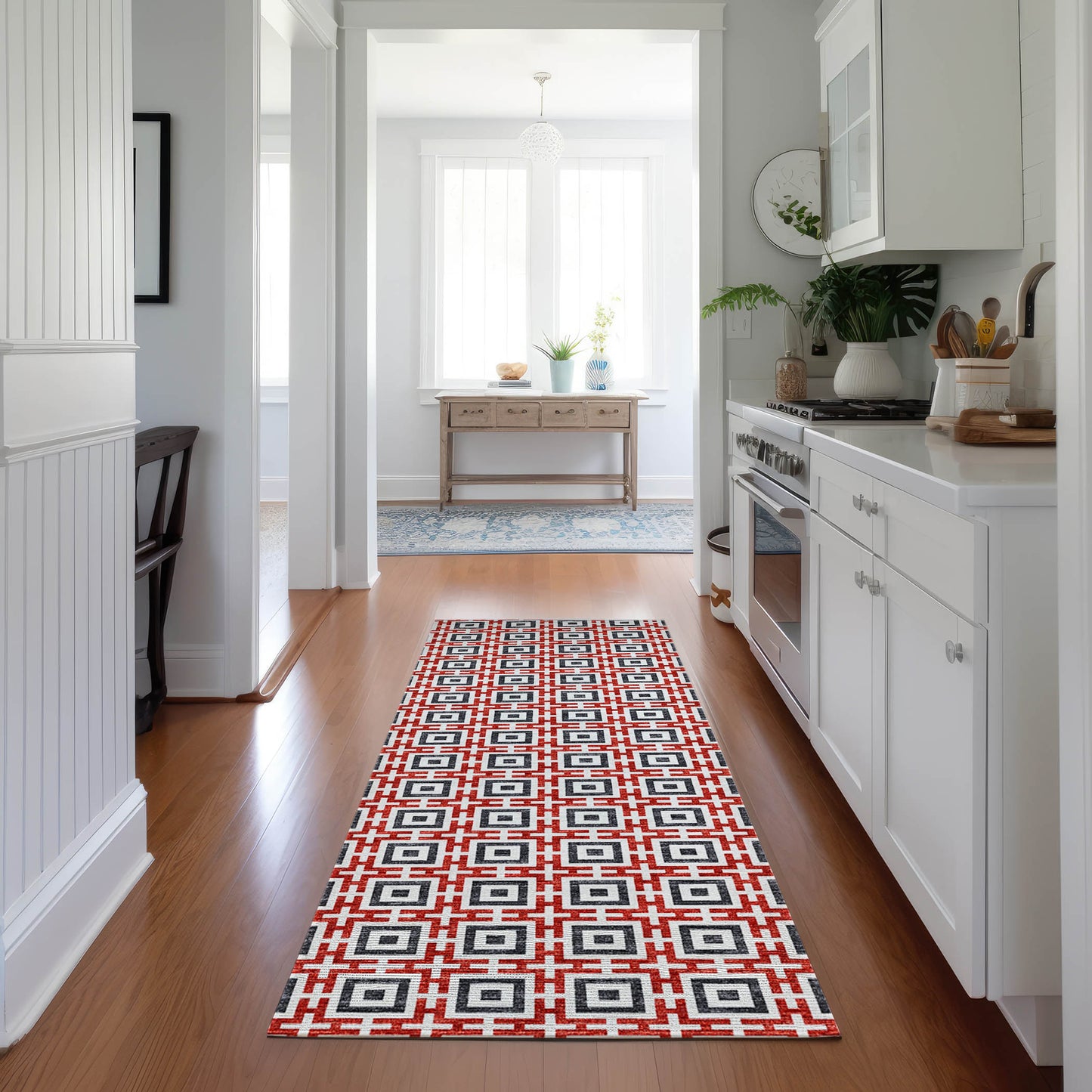 Machine Made Marlo MO1 Red - Dalyn Rugs