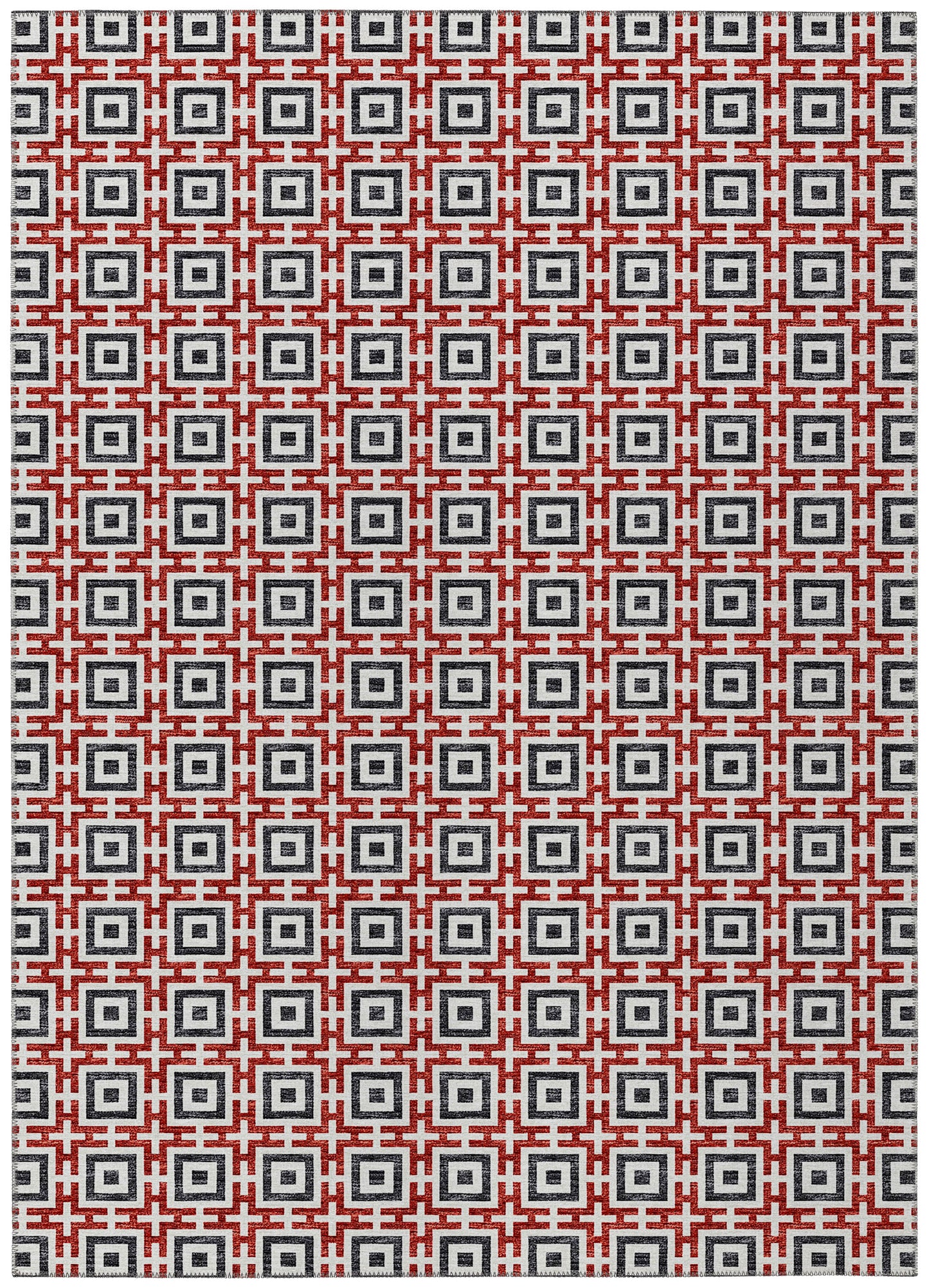 Machine Made Marlo MO1 Red - Dalyn Rugs