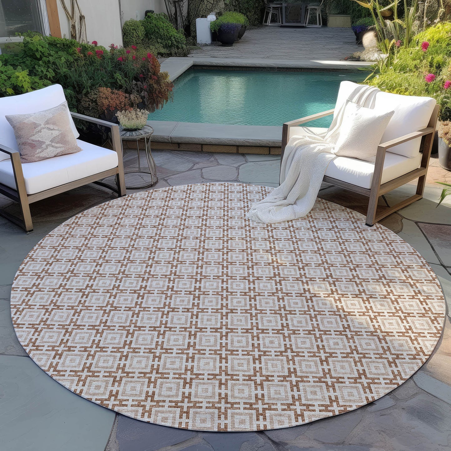 Machine Made Marlo MO1 Taupe - Dalyn Rugs