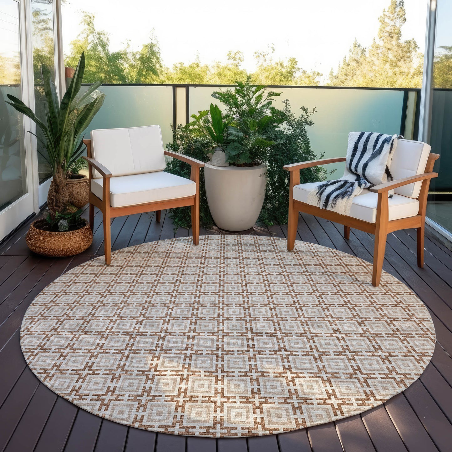 Machine Made Marlo MO1 Taupe - Dalyn Rugs