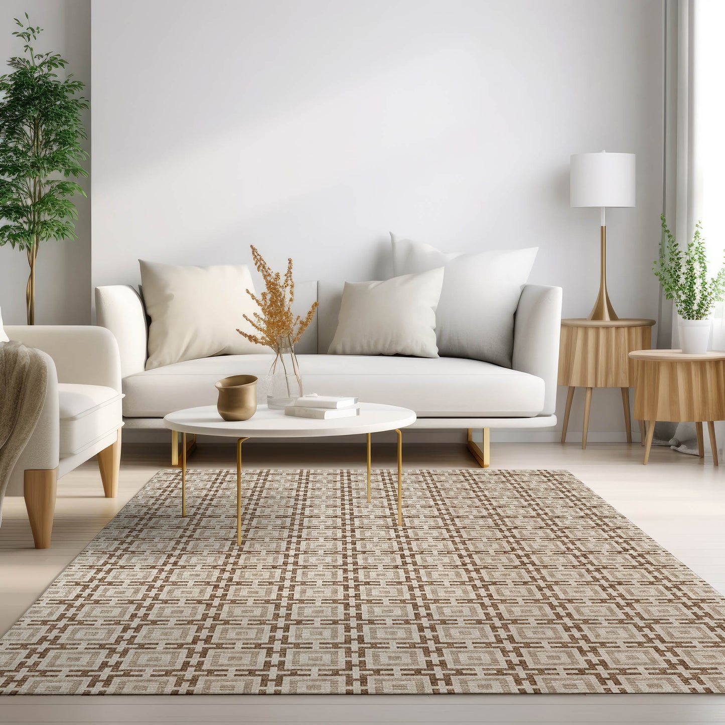 Machine Made Marlo MO1 Taupe - Dalyn Rugs