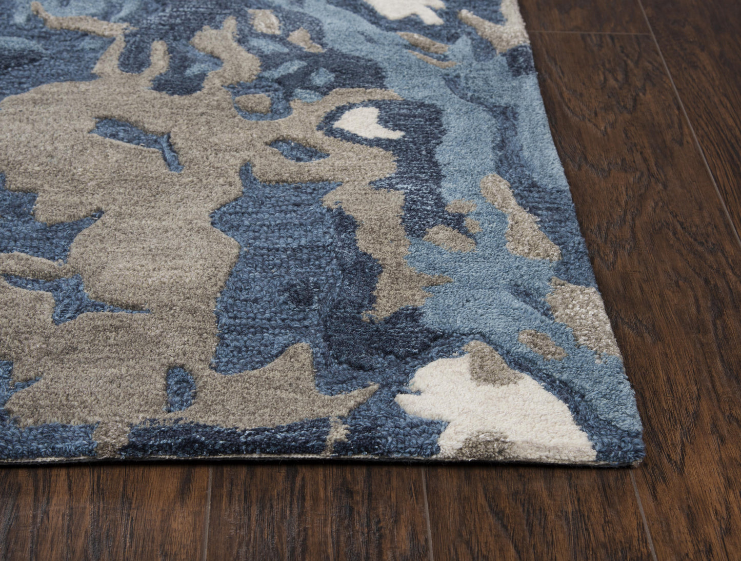 Mod MO867A Beige/Gray Hand Tufted Rug - Rizzy