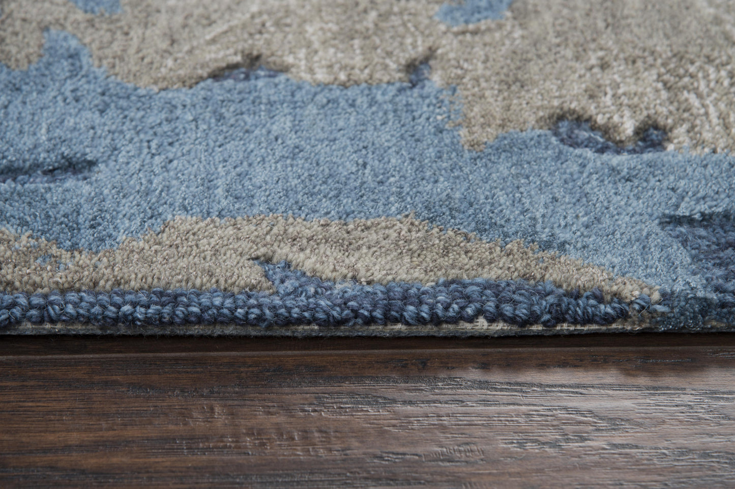 Mod MO867A Beige/Gray Hand Tufted Rug - Rizzy