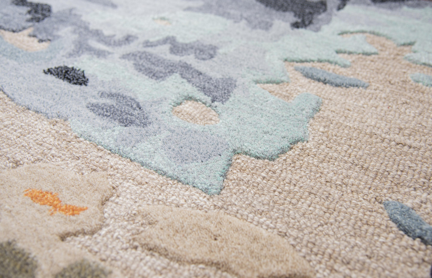 Mod MO999A Tan/Multi Hand Tufted Rug - Rizzy