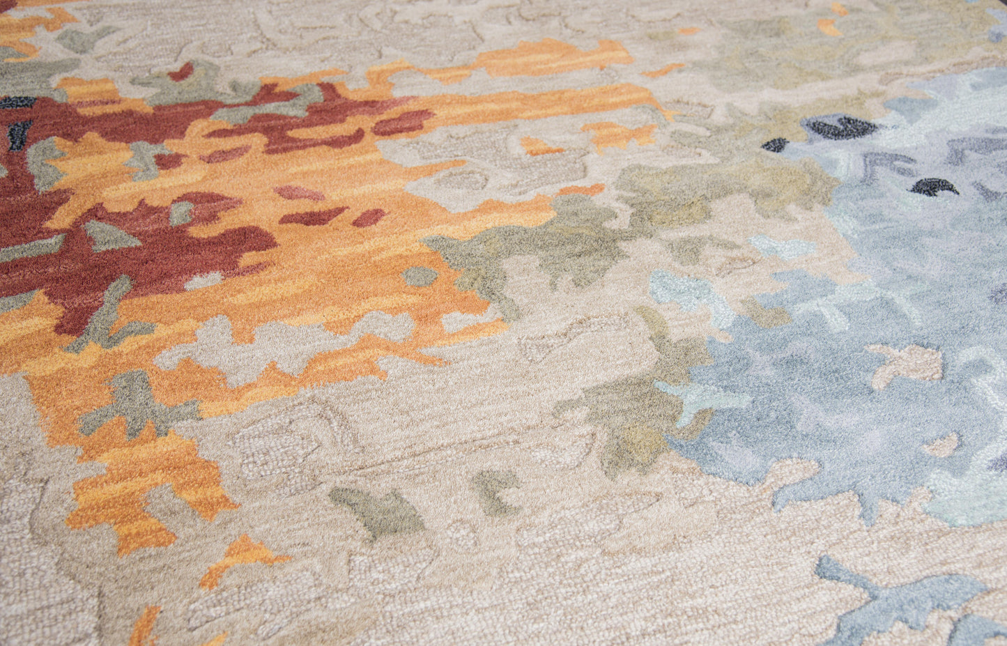 Mod MO999A Tan/Multi Hand Tufted Rug - Rizzy