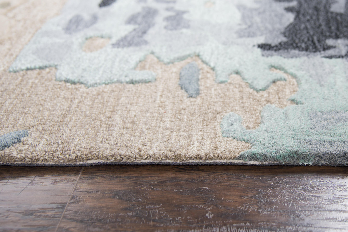 Mod MO999A Tan/Multi Hand Tufted Rug - Rizzy