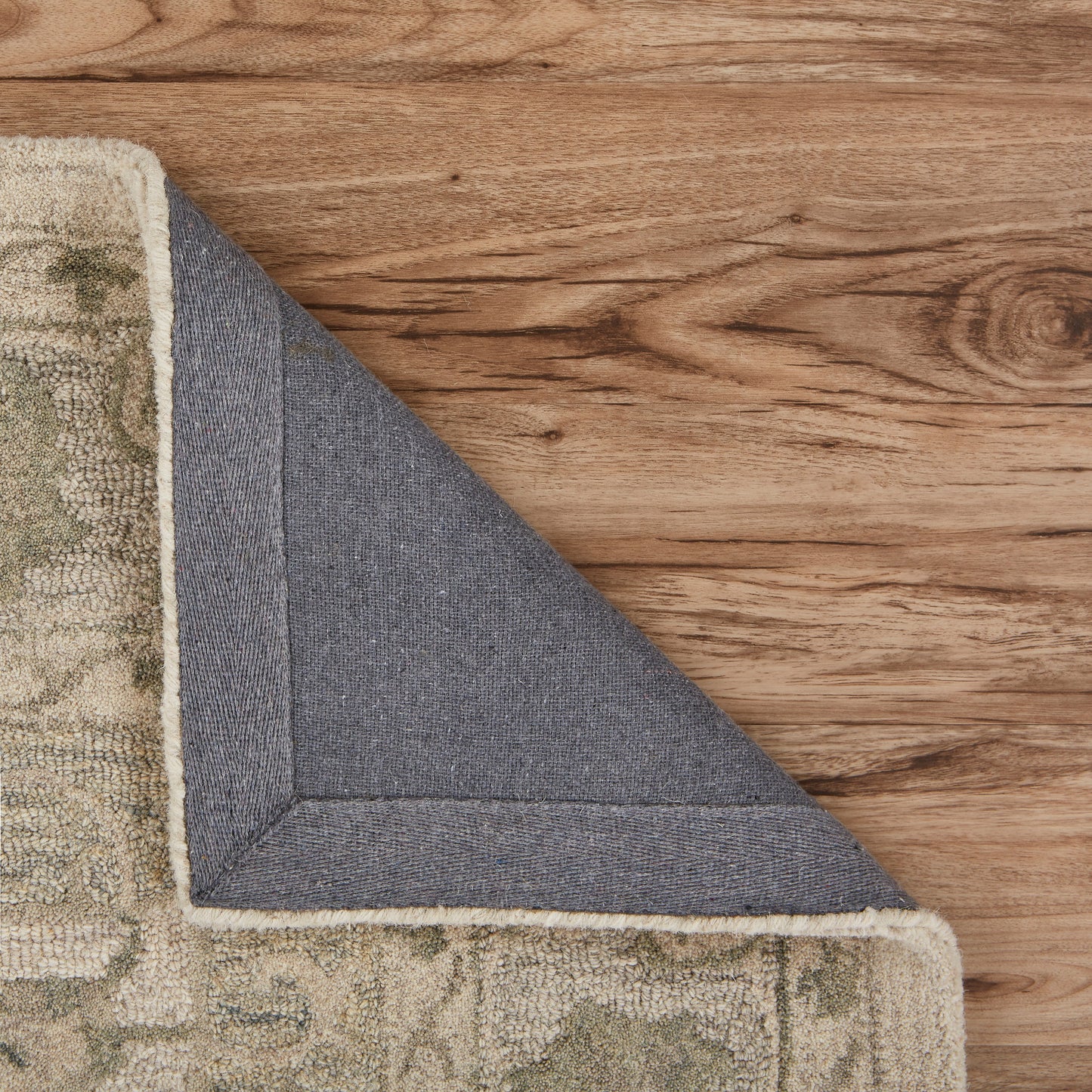MODTR-81287 Classic/Traditional Hand-Tufted Sea Green/Gray Wool Indoor Area Rugs - LR Home