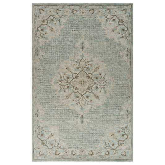 Lagoon Medallion Area Rug - Silo view