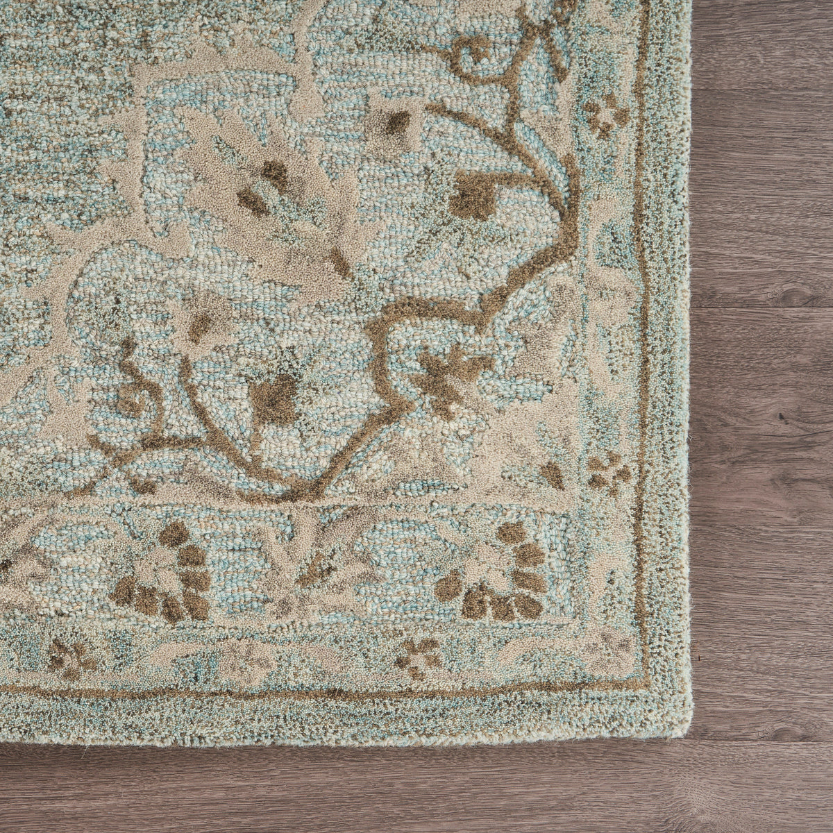 Ivory Medallion Area Rug - color swatch