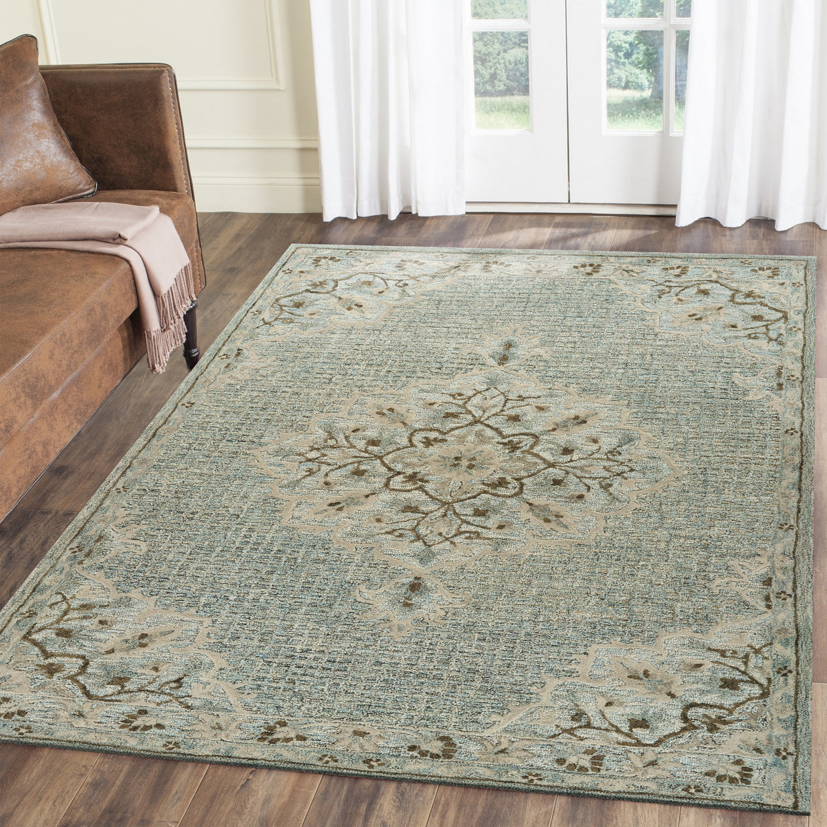 Lagoon Medallion Area Rug - lifestyle view 2