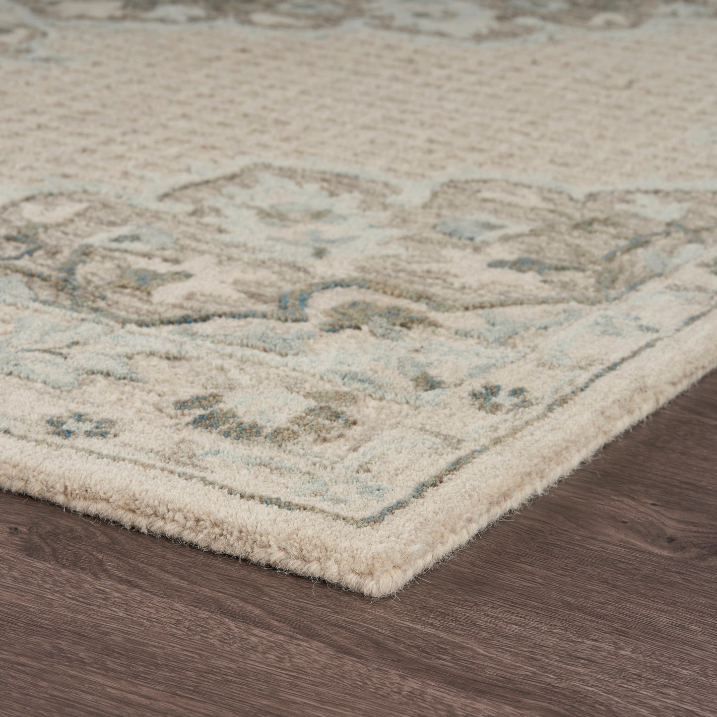 Modern Traditions-81292 Traditional Hand-Tufted Ivory Cotton Indoor Area Rug - LR Home