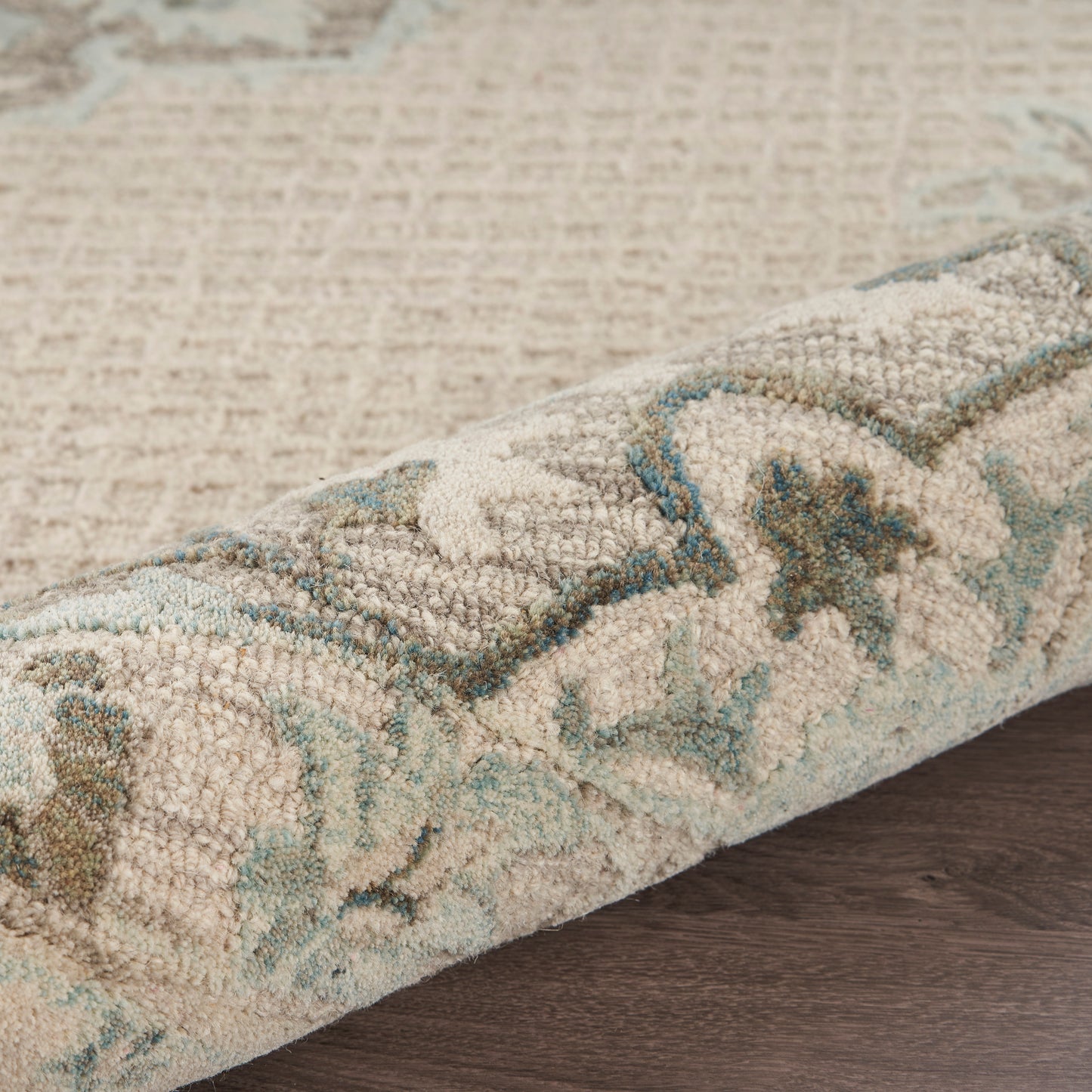 Modern Traditions-81292 Traditional Hand-Tufted Ivory Cotton Indoor Area Rug - LR Home