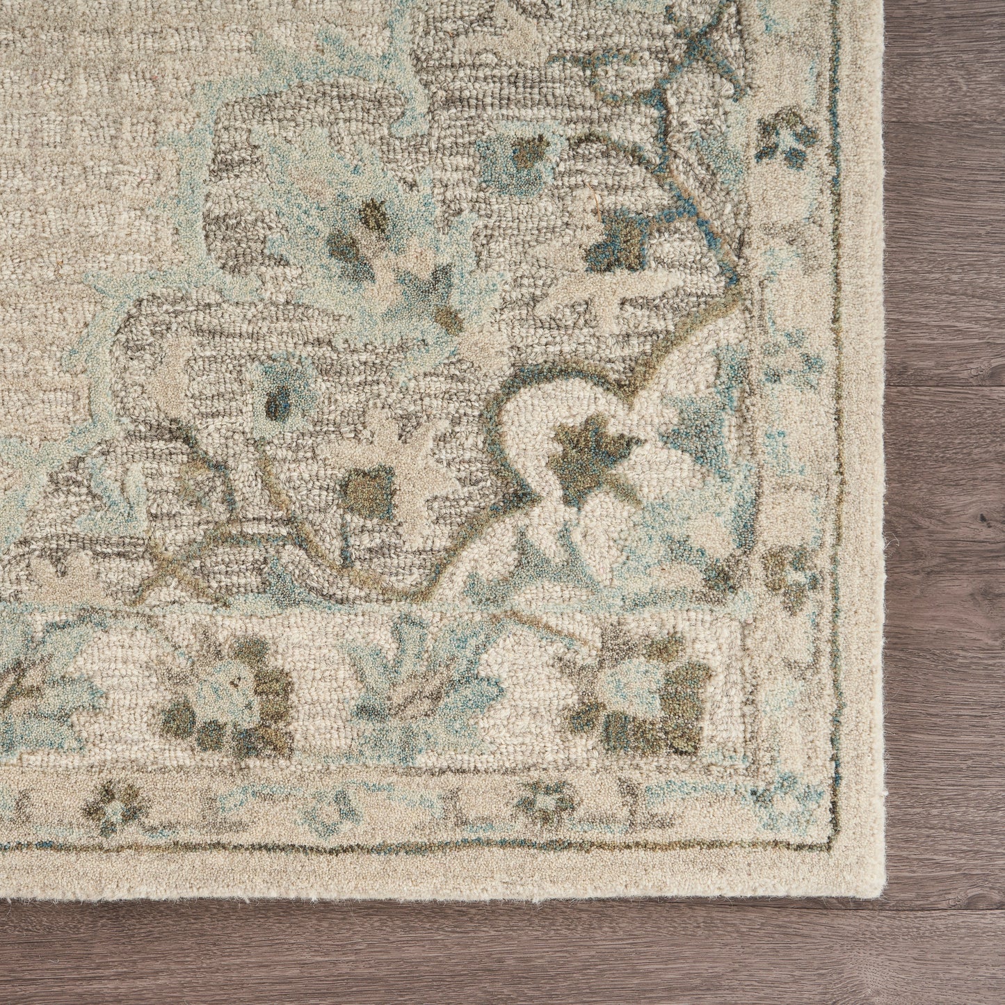 Modern Traditions-81292 Traditional Hand-Tufted Ivory Cotton Indoor Area Rug - LR Home