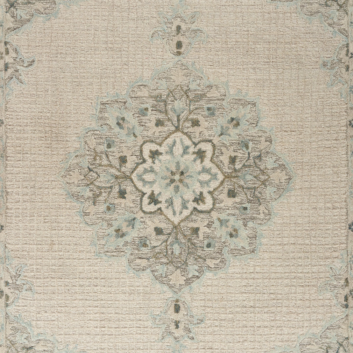 Modern Traditions-81292 Traditional Hand-Tufted Ivory Cotton Indoor Area Rug - LR Home