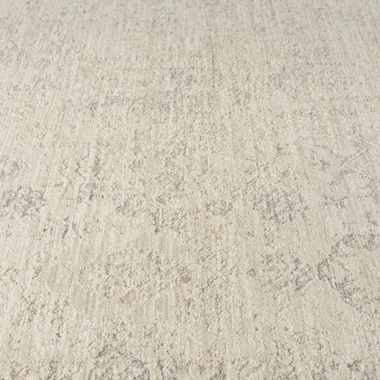 Monaco-82717 Traditional Power-Loomed Beige/Gray Cotton Indoor Area Rug - LR Home